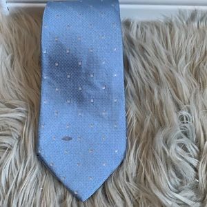 Valentino 100% Silk Blue Tie